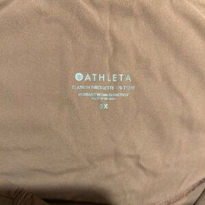 Athleta Elation Pirouette 7/8 Tight in Tan